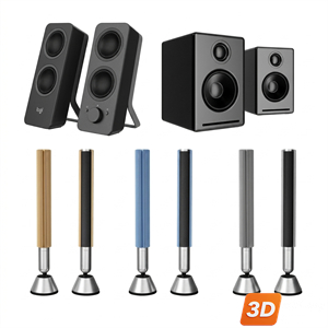 Audio tech 3D Models
